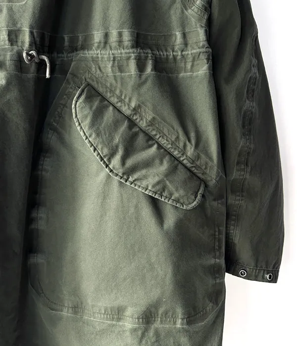 visvim/CHINOOK PONCHO 3L DMGD (OLIVE)