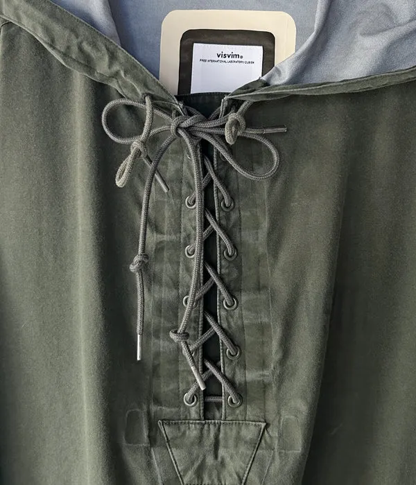 visvim/CHINOOK PONCHO 3L DMGD (OLIVE)