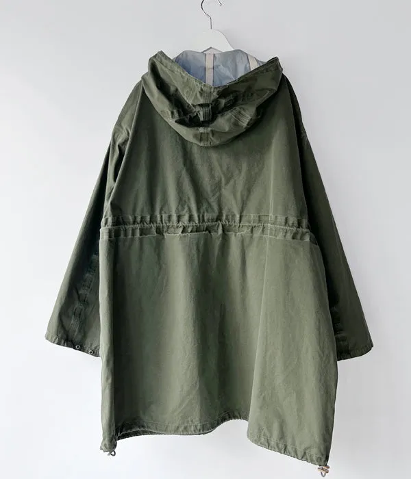 visvim/CHINOOK PONCHO 3L DMGD (OLIVE)