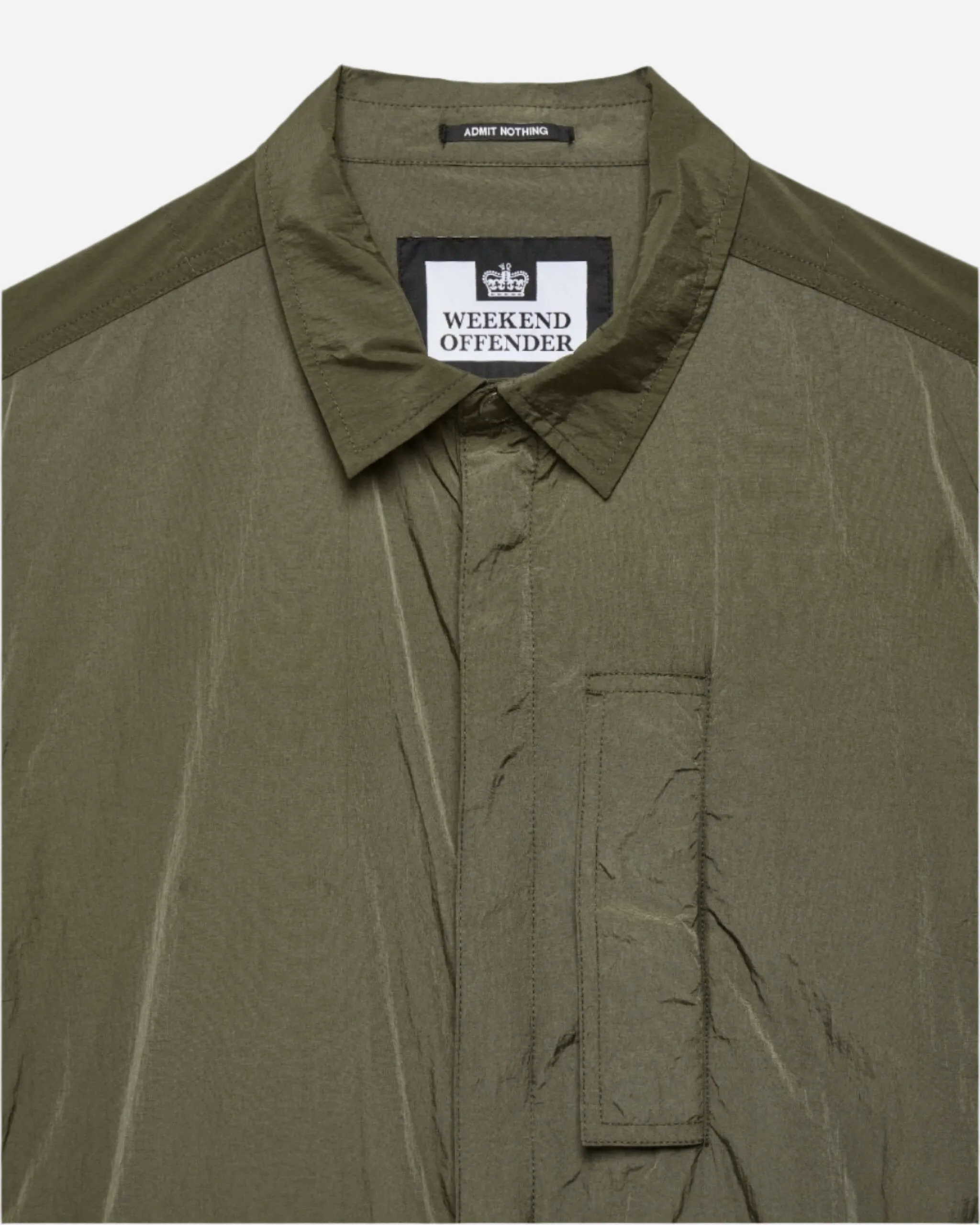 Weekend Offender PORTER Overshirt Castle Green